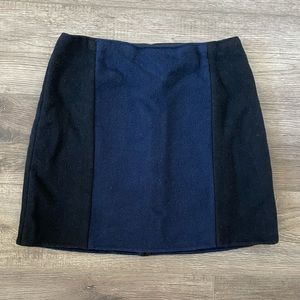Club Monaco Colorblock Centie A-Line Mini Skirt
